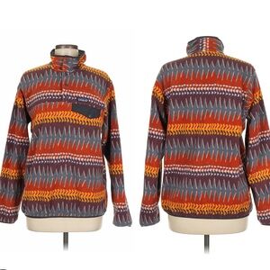 Patagonia Synchilla Snap-T Medium Minnehaha Laughing Waters Dark Ruby M